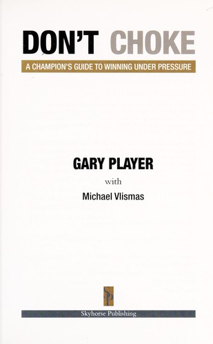 Don't choke