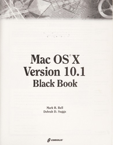 Mac OS X version 10.1 Black book