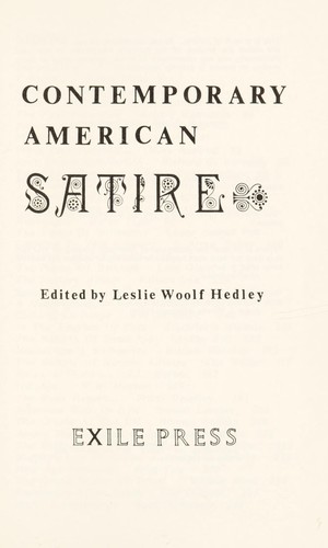 Contemporary American satire