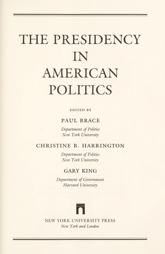 The Presidency in American Politics