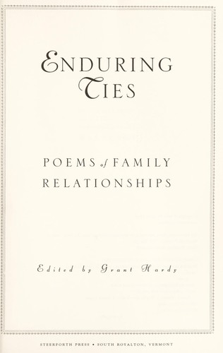 Enduring ties