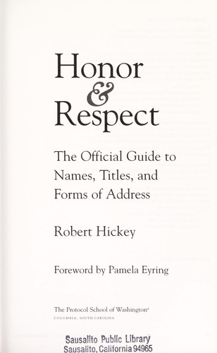 Honor & Respect