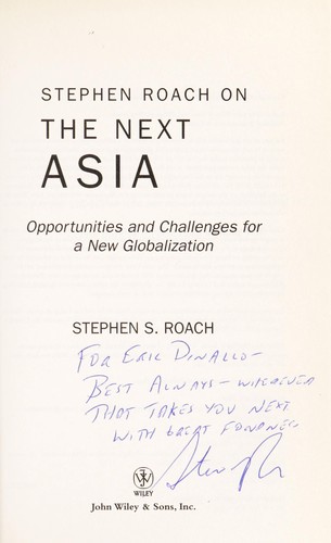 Stephen Roach on the Next Asia