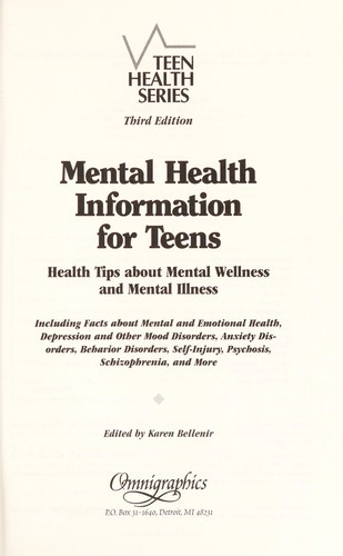 Mental Health Information for Teens