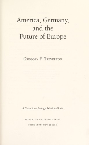 America, Germany, and the future of Europe