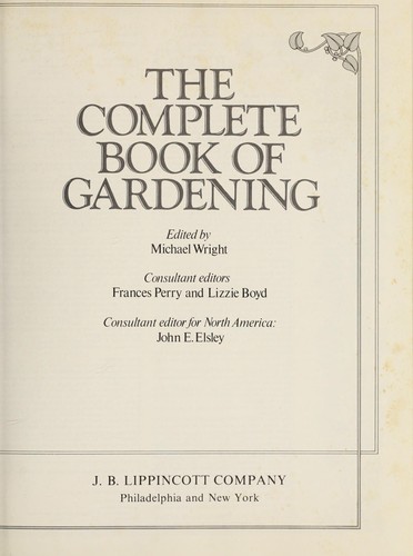 The Complete Book of Gardening