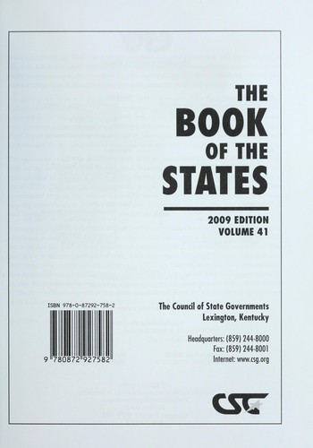 The Book of the States 2009