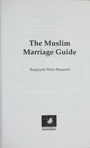 The Muslim Marriage Guide