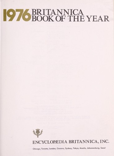 Britannica Book of the Year 1976