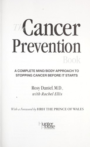 The cancer prevention book
