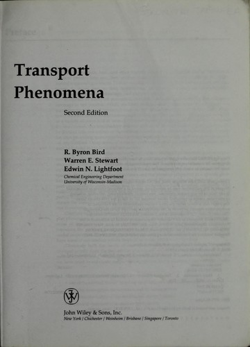 Transport Phenomena
