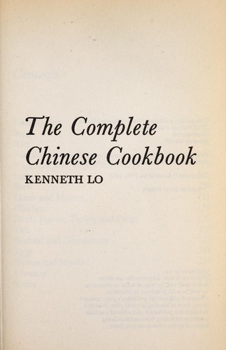 The Complete Chinese Cookbook