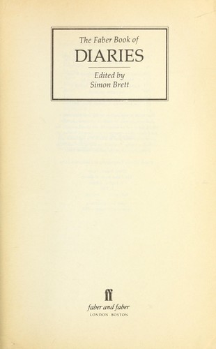 The Faber book of diaries