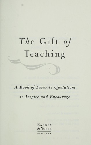 The gift of teaching