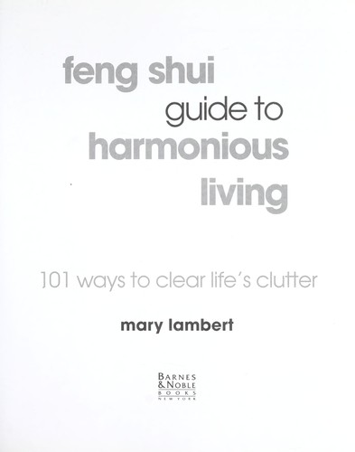 Feng Shui Guide to Harmonious Living