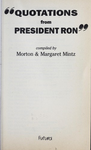 Quotations from President Reagan