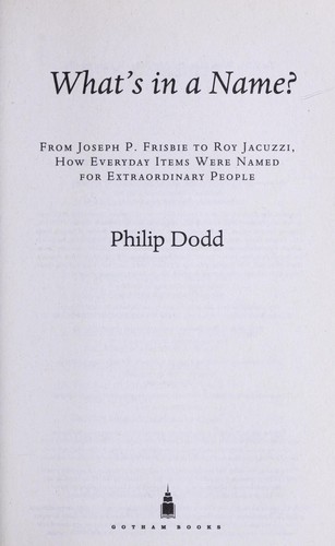 What's in a name?