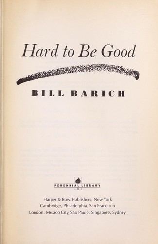 Hard to Be Good