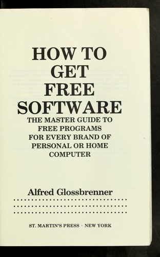 How to get free software