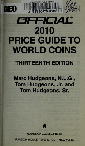 The Official 2010 Price Guide to World Coins