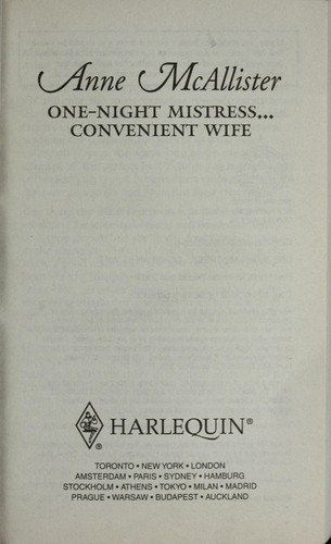 One-Night Mistress…Convenient Wife