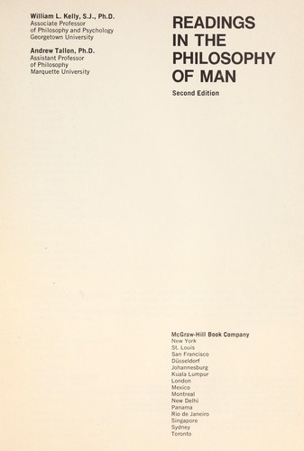 Readings in the Philosophy of Man