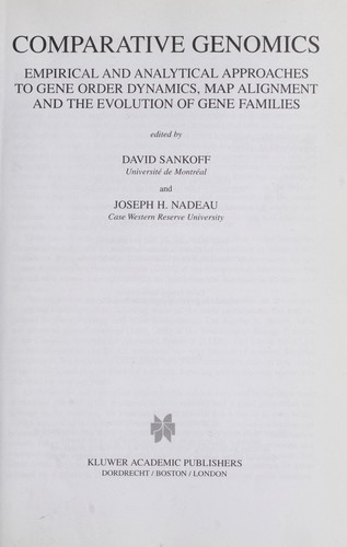 Comparative genomics