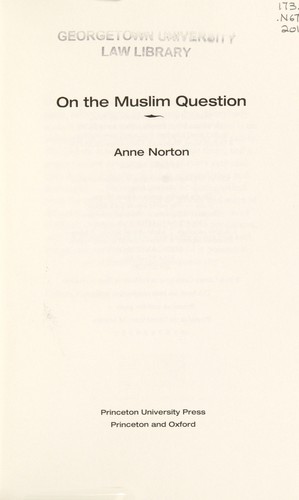 On the Muslim question