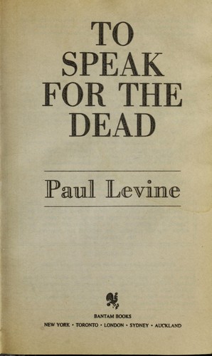 To Speak for the Dead