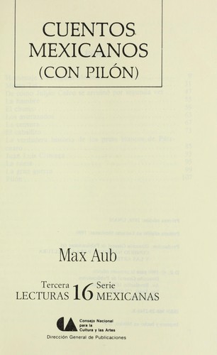 Cuentos mexicanos (con pilón)