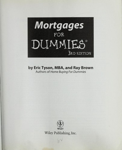 Mortgages for Dummies