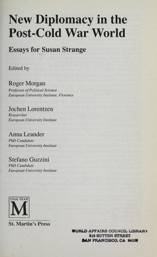 New diplomacy in the post-cold war world
