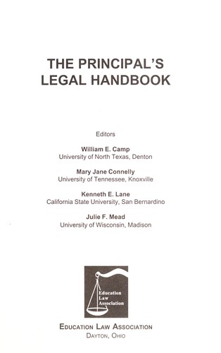 The Principal's Legal Handbook