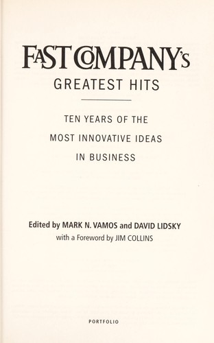 Fast Company's Greatest Hits