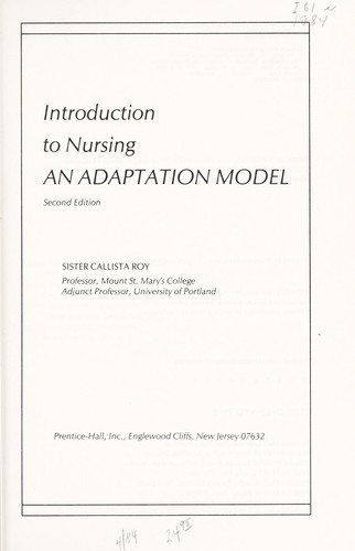 Introduction to Nursing