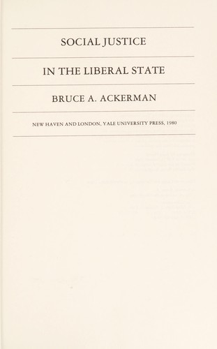 Social Justice in the Liberal State