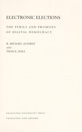 Electronic elections