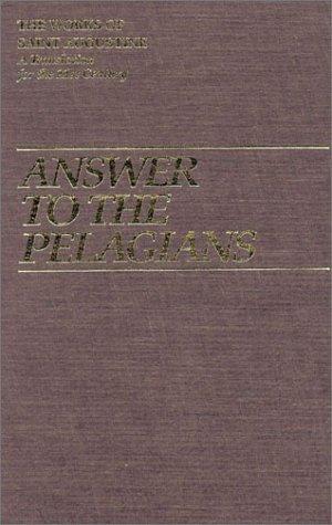 Answer to the Pelagians I