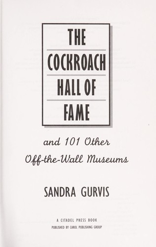 The Cockroach Hall of Fame