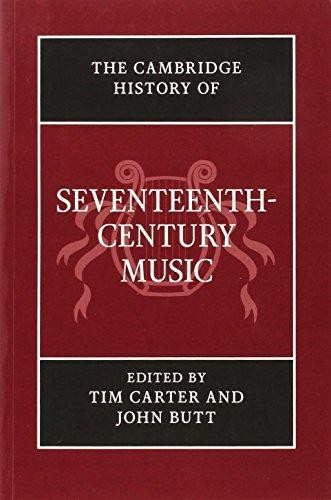 The Cambridge history of seventeenth-century music