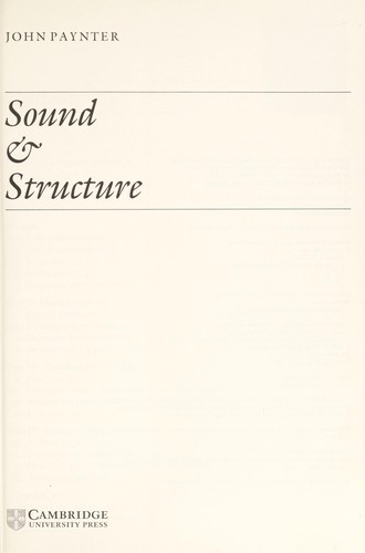Sound and Structure