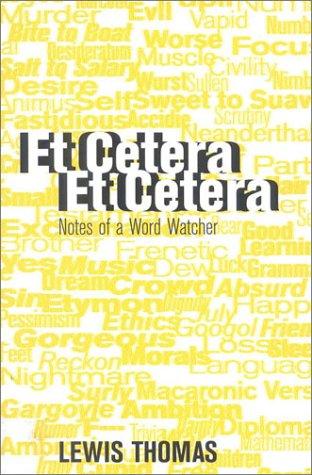 Et cetera, et cetera