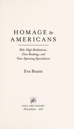 Homage to Americans