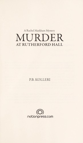 Murder at Rutherford Hall
