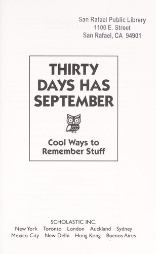 Thirty Days Has September
