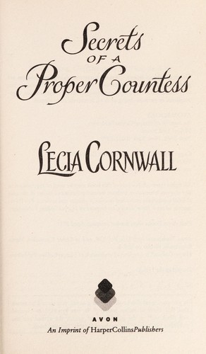 Secrets of a Proper Countess