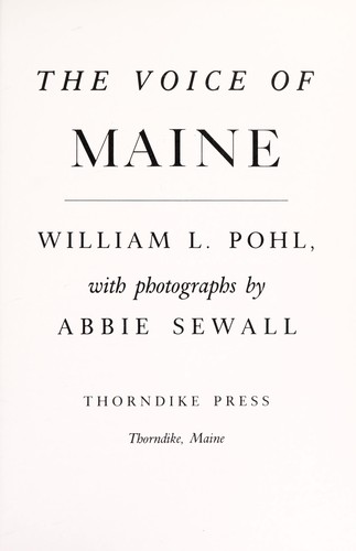 The Voice of Maine