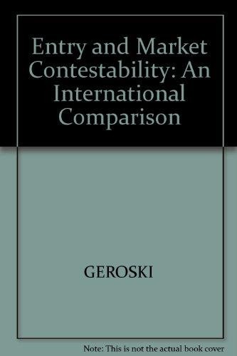 Entry and market contestability : an international comparison