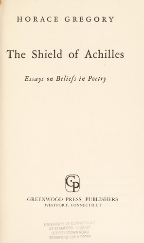 The shield of Achilles