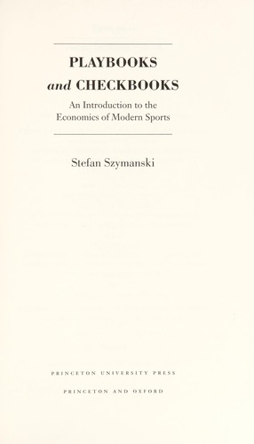Playbooks and Checkbooks